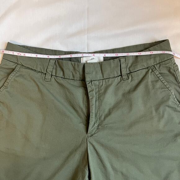 H&M shorts women’s size 6 Green Chino Style Shorts - Picture 4 of 7